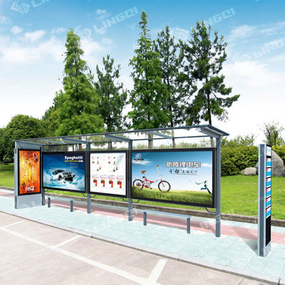 LQ-GH003 公交站台 公交候车亭 公交灯箱
