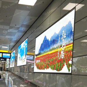 室内镶嵌式拉布灯箱